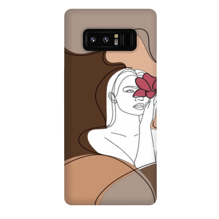 Galaxy Note 8 StrongFit Abstract woman by CAS