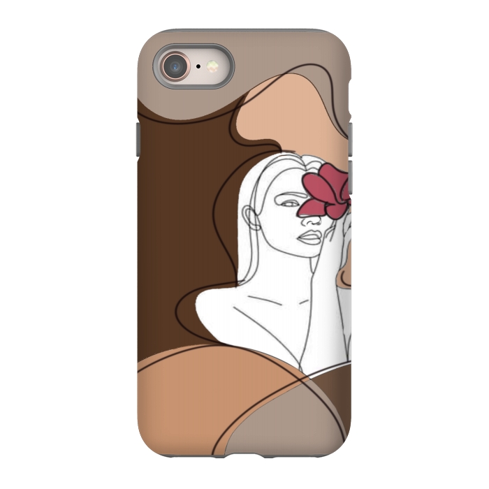 iPhone 8 StrongFit Abstract woman by CAS