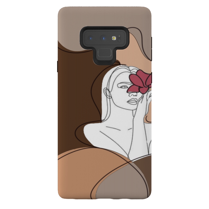 Galaxy Note 9 StrongFit Abstract woman by CAS