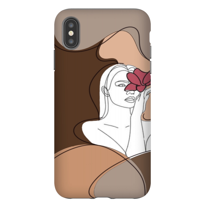 iPhone Xs Max StrongFit Abstract woman by CAS