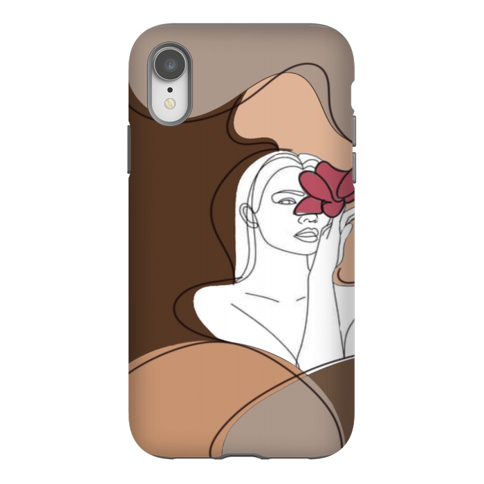 iPhone Xr StrongFit Abstract woman by CAS