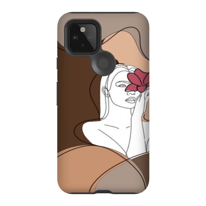 Pixel 5 StrongFit Abstract woman by CAS