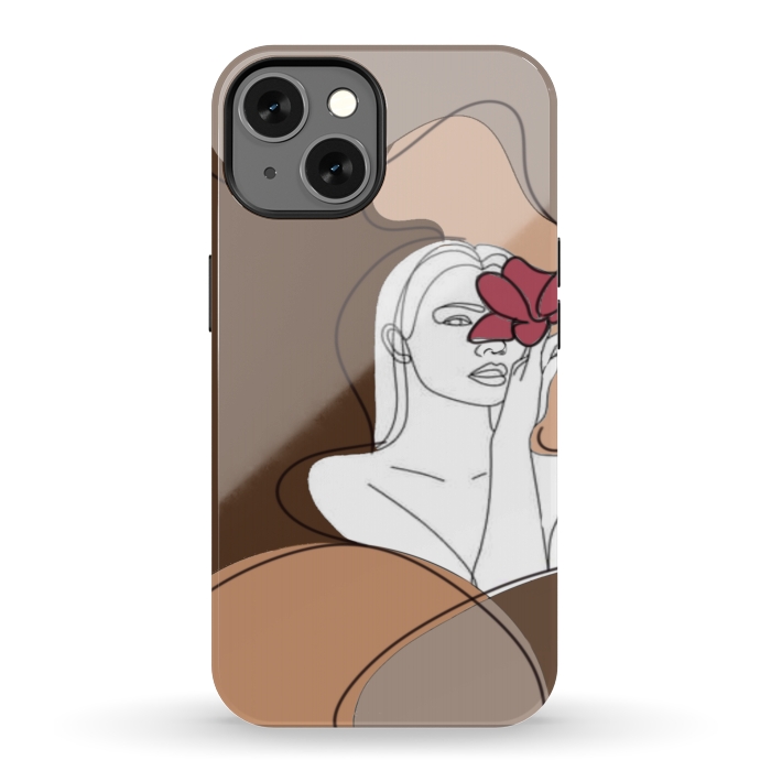 iPhone 13 StrongFit Abstract woman by CAS
