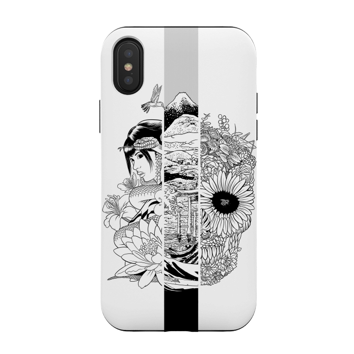 iPhone Xs / X StrongFit Japanese Culture by Alberto