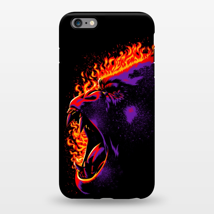 iPhone 6/6s plus StrongFit Gorilla on fire by Alberto