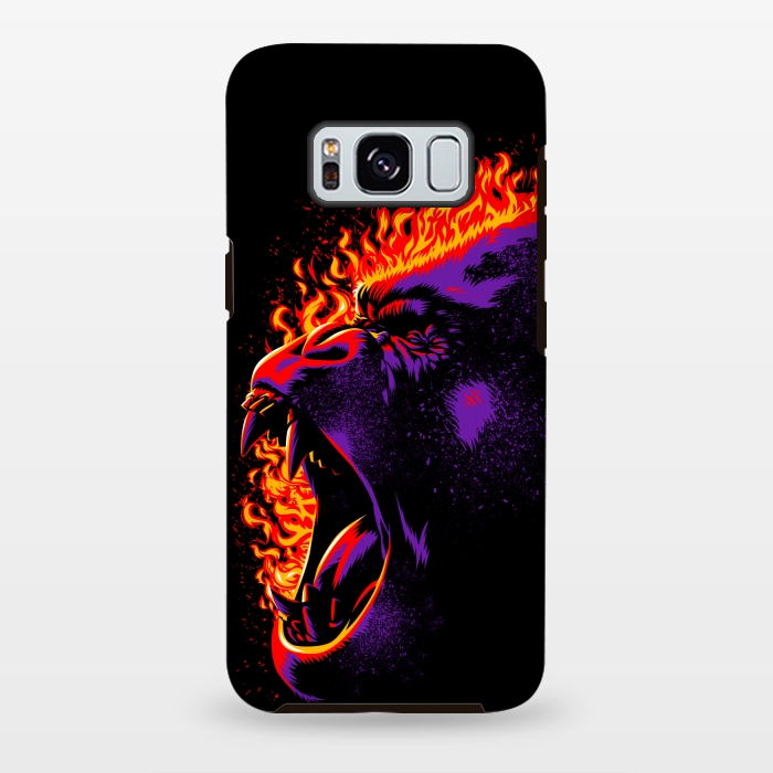 Galaxy S8 plus StrongFit Gorilla on fire by Alberto