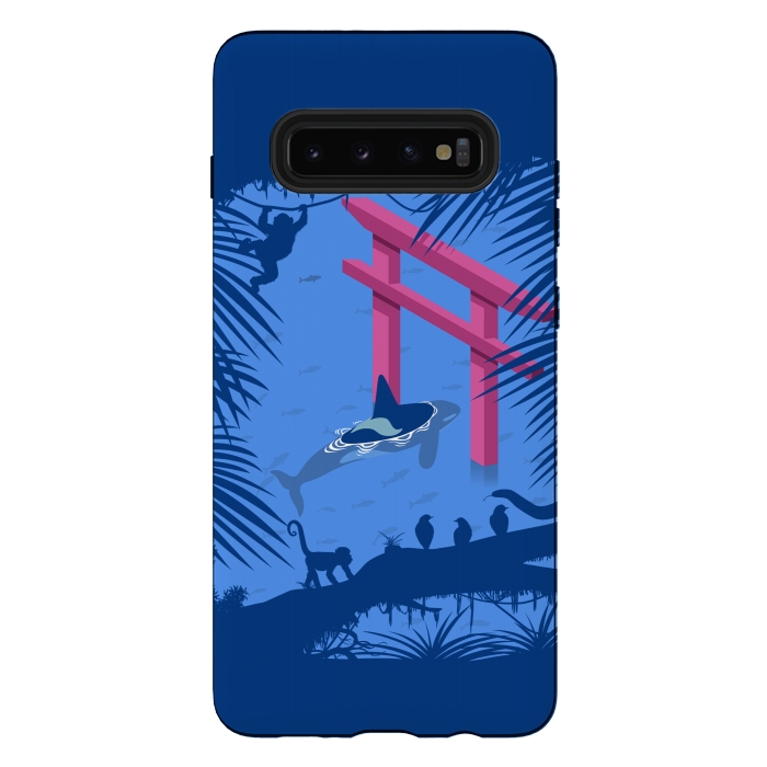 Galaxy S10 plus StrongFit Whale under Japanese Torii by Alberto