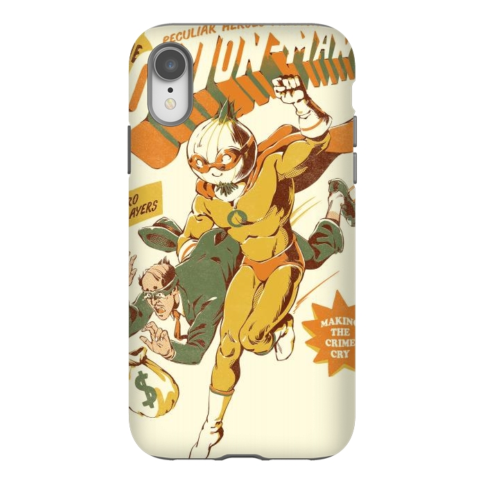 iPhone Xr StrongFit Onion Man by Ilustrata