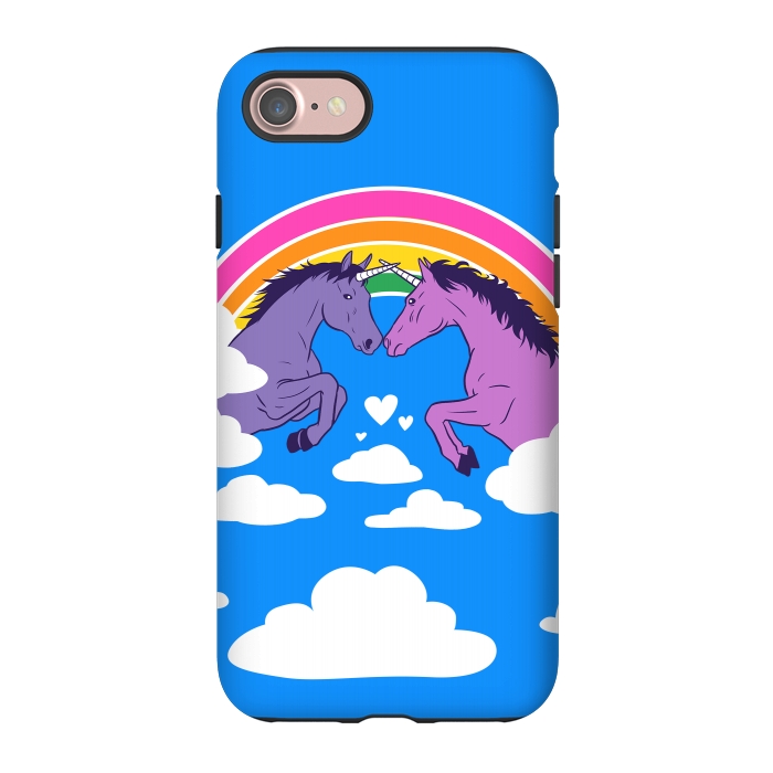 iPhone 7 StrongFit Duel of unicorns by Alberto