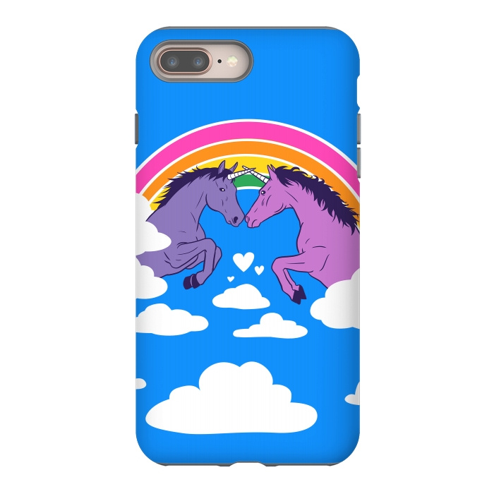 iPhone 7 plus StrongFit Duel of unicorns by Alberto
