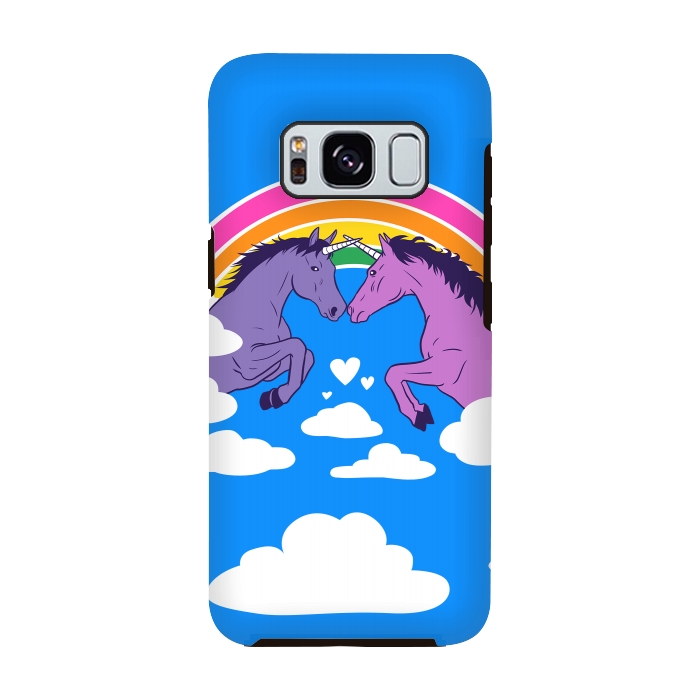 Galaxy S8 StrongFit Duel of unicorns by Alberto