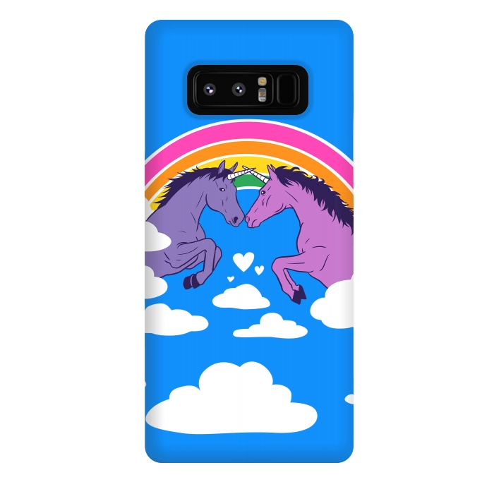 Galaxy Note 8 StrongFit Duel of unicorns by Alberto