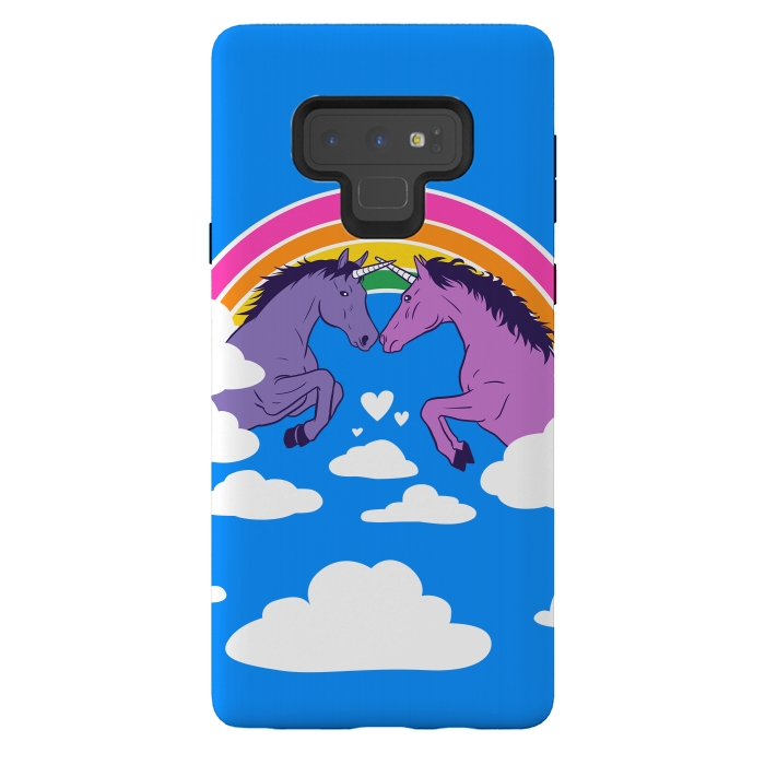 Galaxy Note 9 StrongFit Duel of unicorns by Alberto