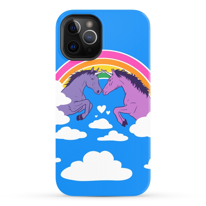 iPhone 12 Pro StrongFit Duel of unicorns by Alberto
