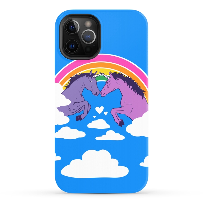 iPhone 12 Pro Max StrongFit Duel of unicorns by Alberto