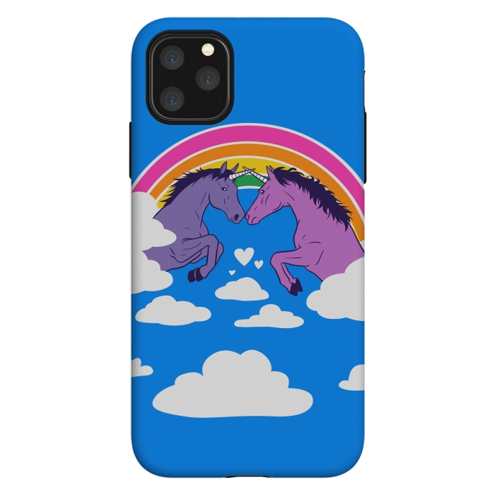 iPhone 11 Pro Max StrongFit Duel of unicorns by Alberto