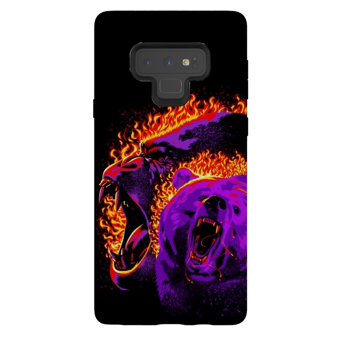 Galaxy Note 9 StrongFit Gorilla and bear from hell by Alberto