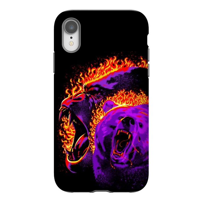 iPhone Xr StrongFit Gorilla and bear from hell by Alberto