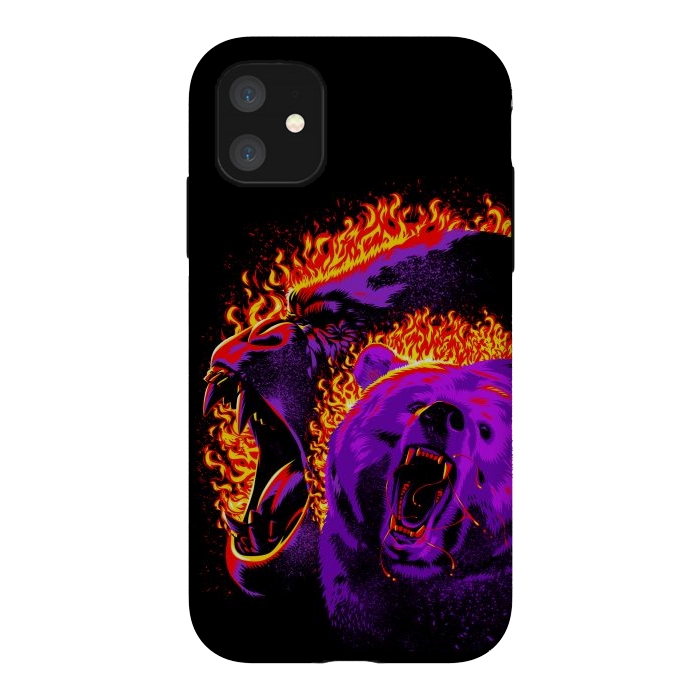 iPhone 11 StrongFit Gorilla and bear from hell by Alberto