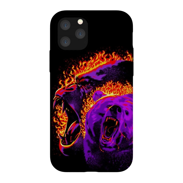 iPhone 11 Pro StrongFit Gorilla and bear from hell by Alberto