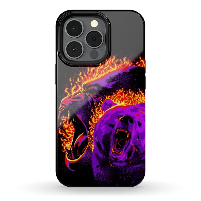iPhone 13 pro StrongFit Gorilla and bear from hell by Alberto