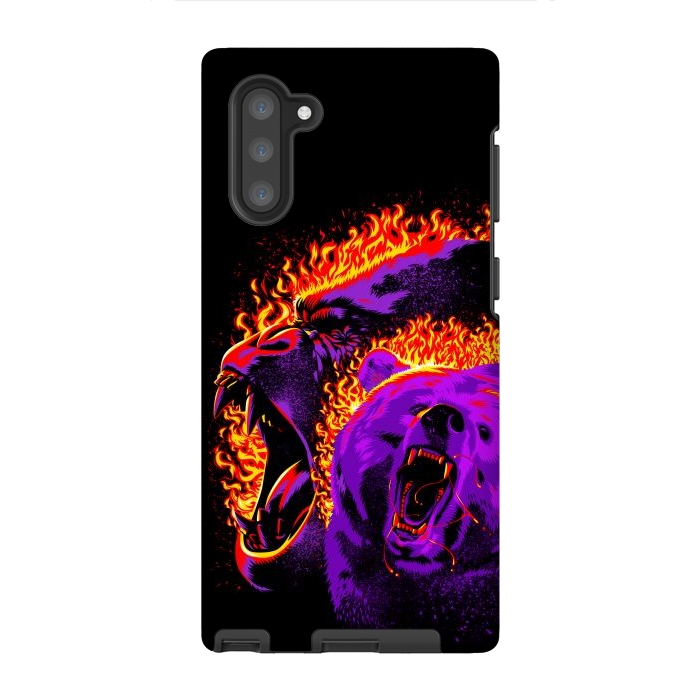 Galaxy Note 10 StrongFit Gorilla and bear from hell by Alberto