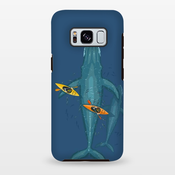 Galaxy S8 plus StrongFit Canoes on whale family by Alberto