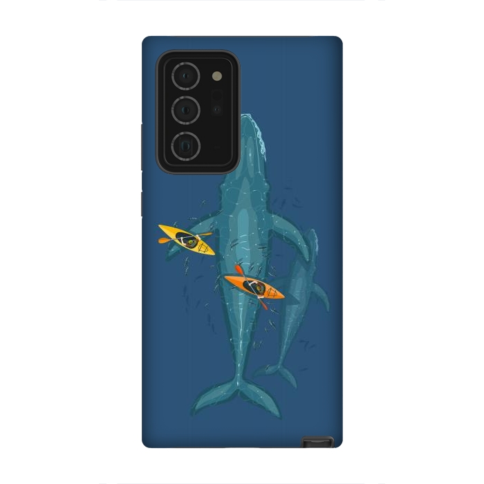 Galaxy Note 20 Ultra StrongFit Canoes on whale family by Alberto