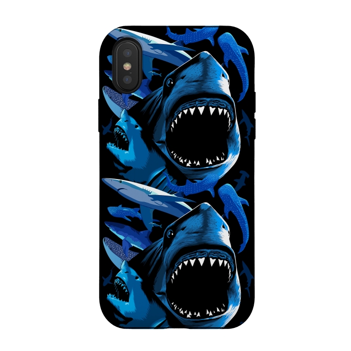 iPhone Xs / X StrongFit Sharks predators by Alberto