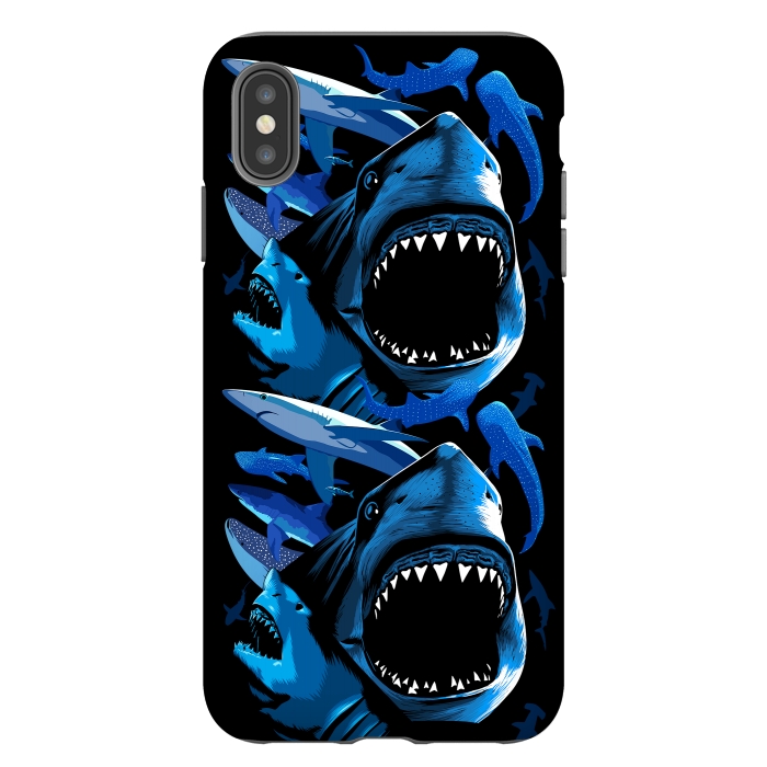 iPhone Xs Max StrongFit Sharks predators by Alberto