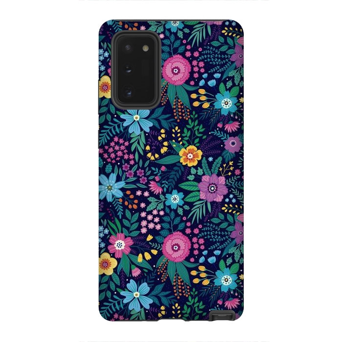 Galaxy Note 20 StrongFit Floral Design Pattern by ArtsCase