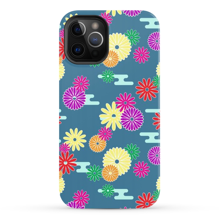 iPhone 12 Pro Max StrongFit Flower Objects by ArtsCase