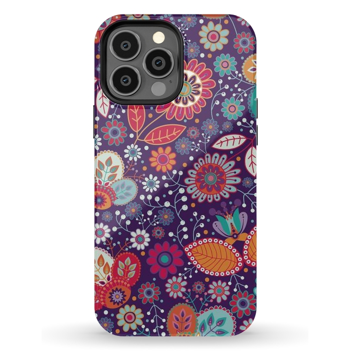 iPhone 13 Pro Max StrongFit Happy Flowers II  by ArtsCase