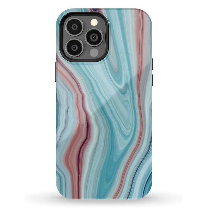 iPhone 13 Pro Max StrongFit Coloured Marble ink by ArtsCase