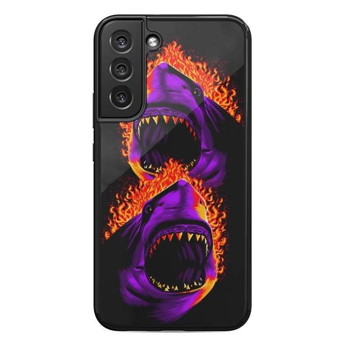 Galaxy S22 plus StrongFit Fire shark by Alberto