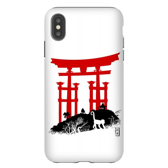 iPhone Xs Max StrongFit Red Torii in Japan by Alberto