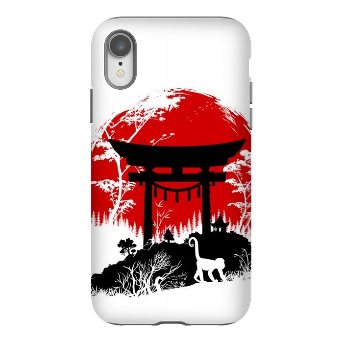 iPhone Xr StrongFit Japanese torii under the sun by Alberto