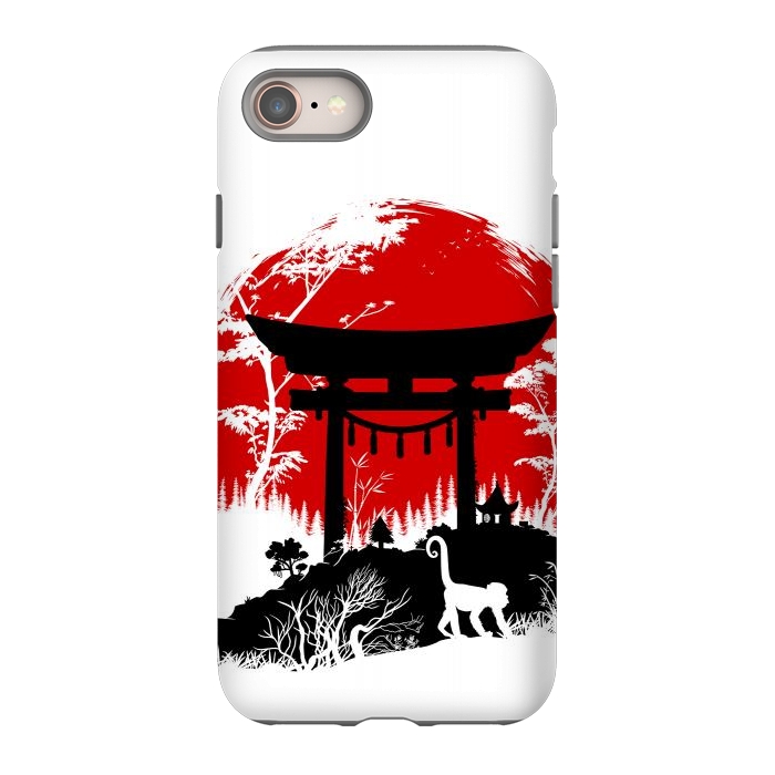 iPhone SE StrongFit Japanese torii under the sun by Alberto