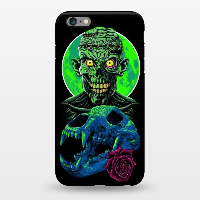 iPhone 6/6s plus StrongFit Skull and flower zombie by Alberto