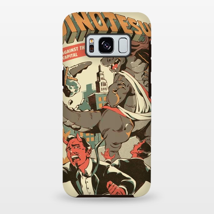 Galaxy S8 plus StrongFit Dinojesus by Ilustrata