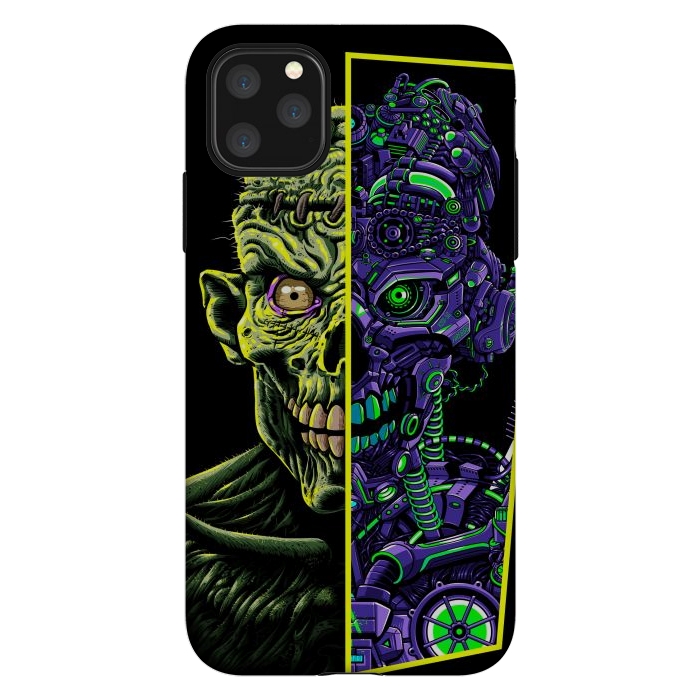 iPhone 11 Pro Max StrongFit Zombie vs Robot by Alberto