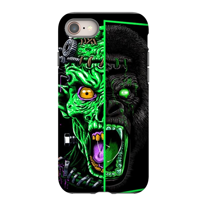 iPhone 8 StrongFit Zombie vs Gorilla by Alberto