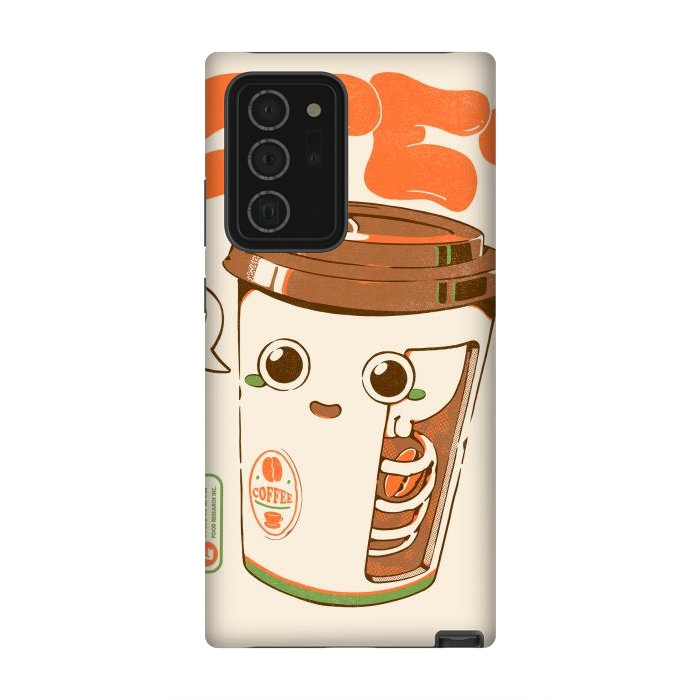 Galaxy Note 20 Ultra StrongFit Cute Coffee x-Ray by Ilustrata