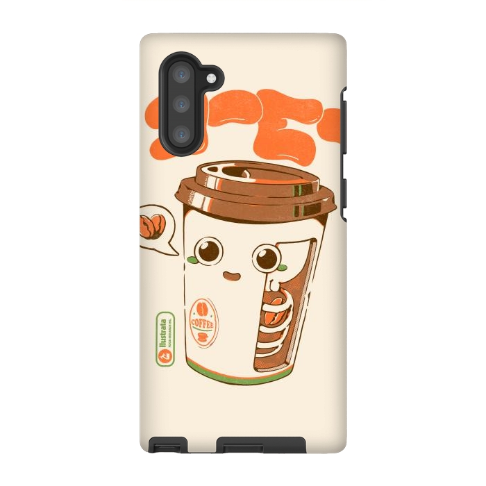 Galaxy Note 10 StrongFit Cute Coffee x-Ray by Ilustrata