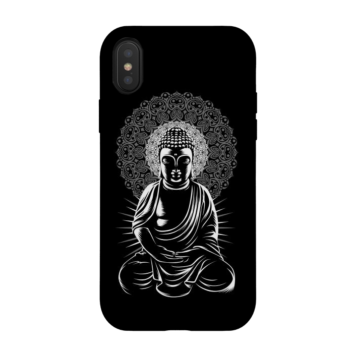 iPhone Xs / X StrongFit Buddha practicing yoga by Alberto