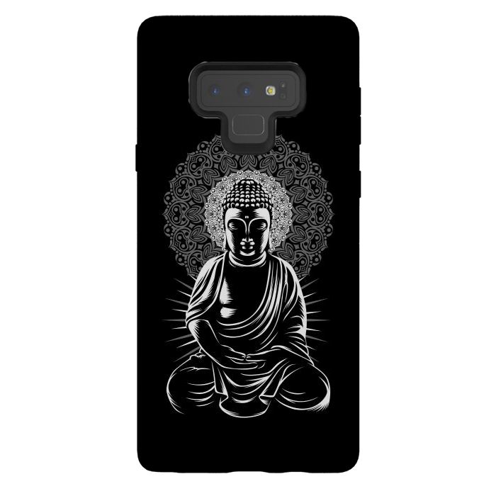 Galaxy Note 9 StrongFit Buddha practicing yoga by Alberto