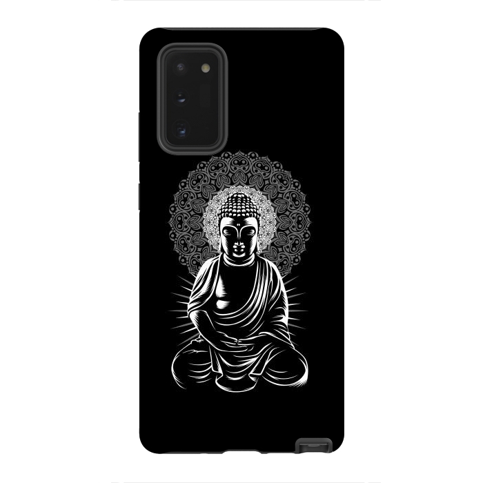 Galaxy Note 20 StrongFit Buddha practicing yoga by Alberto