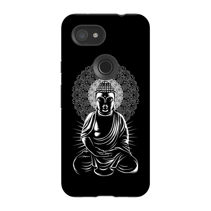 Pixel 3A StrongFit Buddha practicing yoga by Alberto