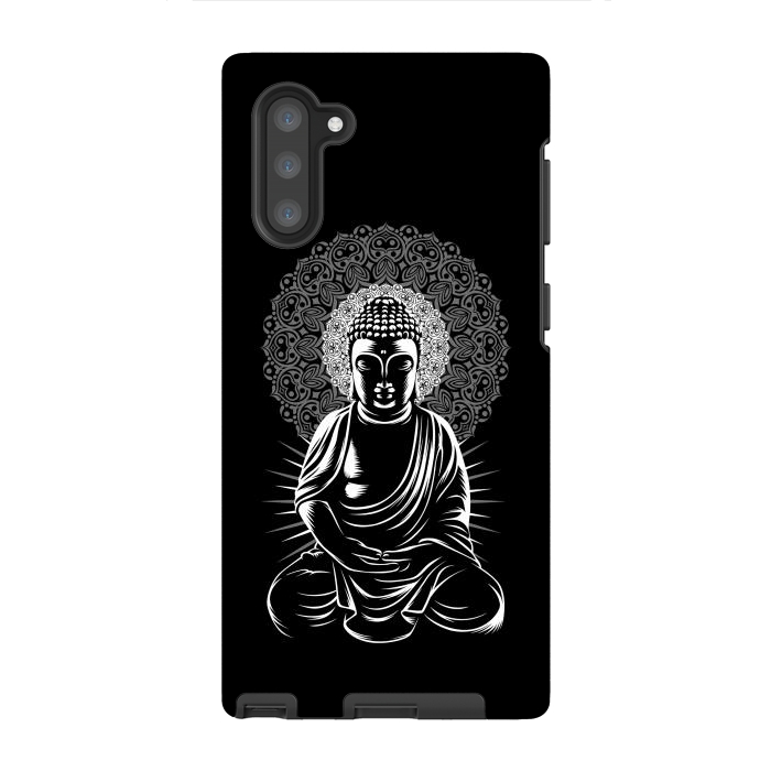 Galaxy Note 10 StrongFit Buddha practicing yoga by Alberto