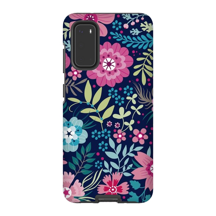 Galaxy S20 StrongFit Romancing Floral Design by ArtsCase